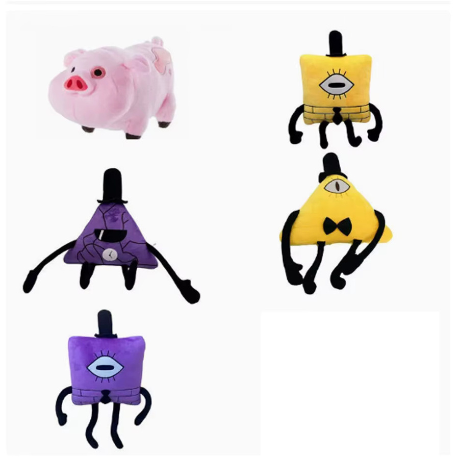 Bandai Bill Cipher Gravity Falls Plüschpuppe, Plüsch / Textil - Bild 1