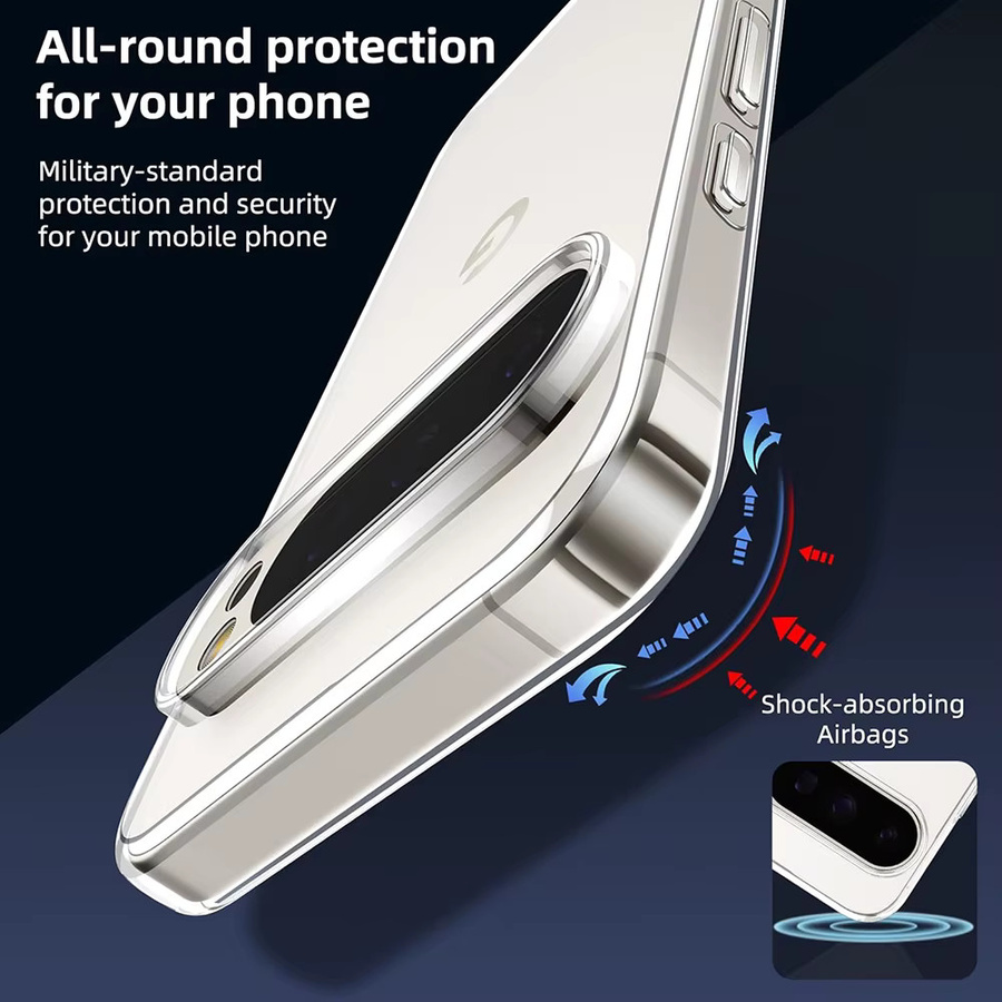 Ricestate Transparente Silikon-Schutzhülle für Google Pixel 9 10 8 7 6 Pro XL Slim Case - Bild 3