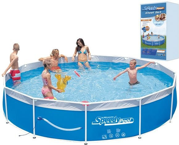 Schwimmbecken aus Kunststoff Durchmesser: 360 cm, Höhe: 80 cm - Bild 1