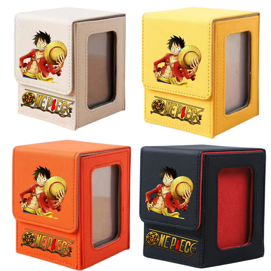 Bandai One Piece Luffy Zoro Sammelkarten-Deckbox, mit Fenster, Magnetverschluss - Bild 2