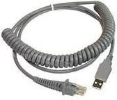 Datalogic USB-Anschlusskabel für Handscanner, grau, Länge: 2 m, USB-A auf USB-A, 90A051922 - Bild 1