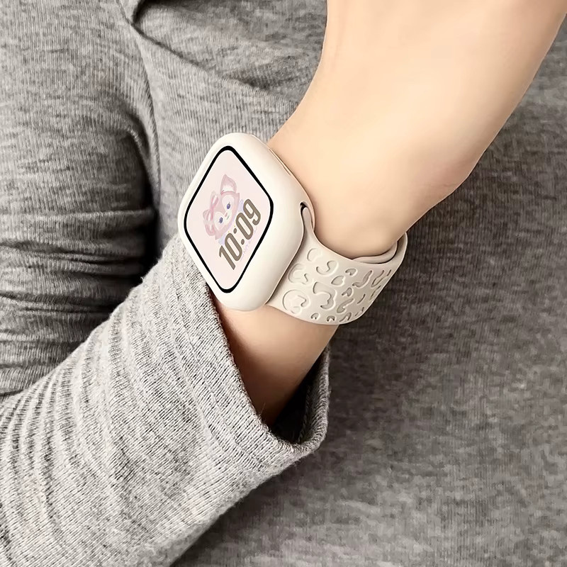 Uhrenarmband Silikon, Weiß, Unisex - Bild 2