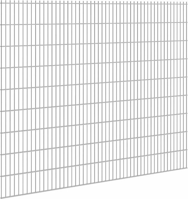 FLORAWORLD Doppelstabmatte aus Stahl, silberfarben, Verzinkt, H x B x T: 183 x 251 x 2,3 cm - Bild 1