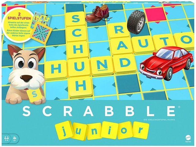 Mattel Scrabble Junior Wortspiel ab 6+ - Bild 2