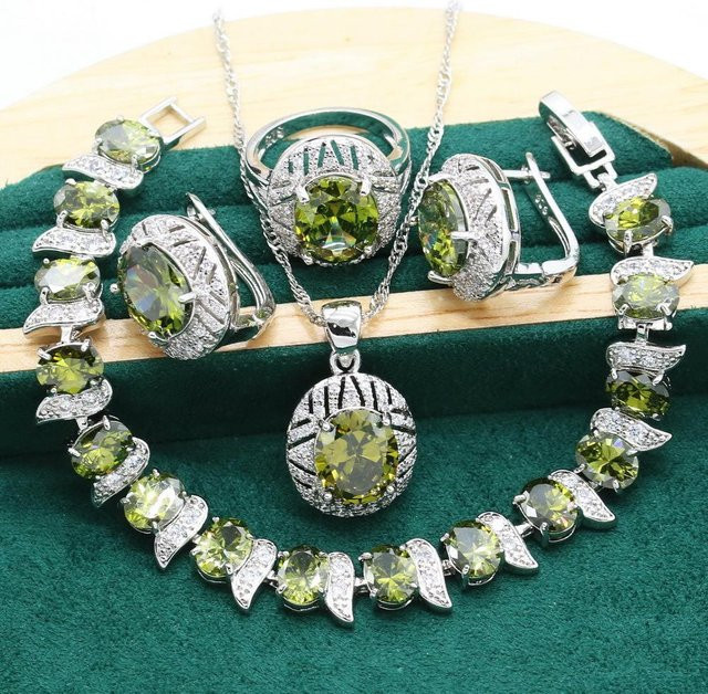 YIRAN Jewelry Schmuckset, Kupfer, Zirkonia, Schwarz, Unisex - Bild 1