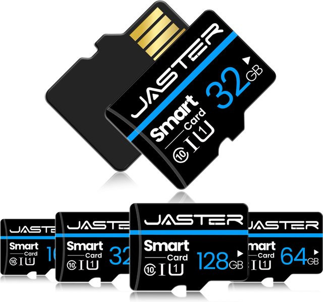 JASTER MicroSD Speicherkarte 256 GB Class10 U1 V10 in Schwarz - Bild 1
