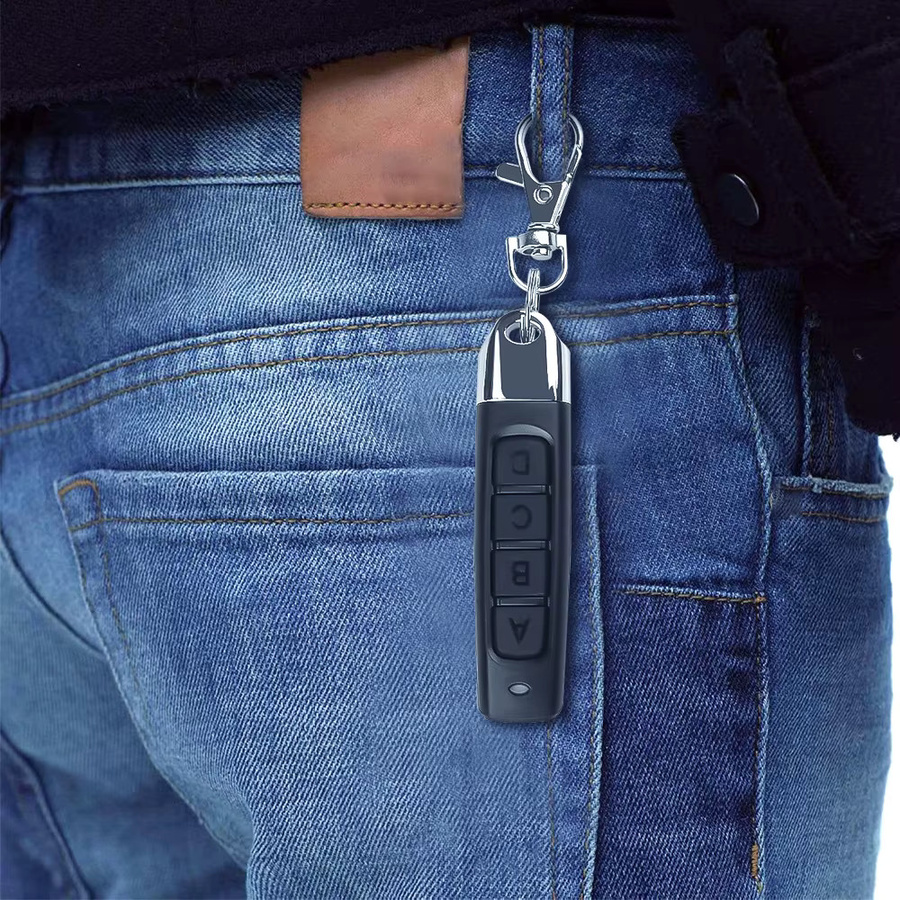 Szaoju Drahtlose RF-Fernbedienung zum Klonen für Garagentoröffner und Wasserpumpen, 433MHz, Schwarz mit Bluetooth-Funktion - Bild 4