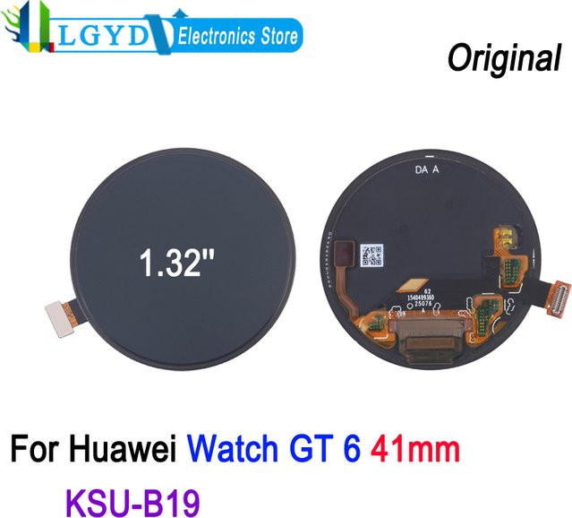 Original AMOLED LCD-Bildschirm für Huawei Watch GT 6 41mm KSU-B19 Uhrendisplay Touchscreen Ersatzteil in Schwarz - Bild 1