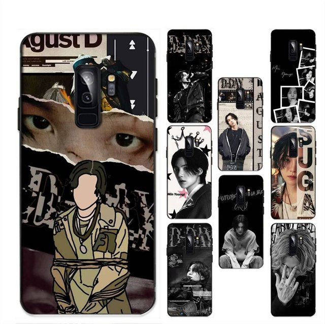 Singer A-Agust D S-SUGA Handyhülle für Samsung Galaxy S24 Ultra, S23, S22, S21, S20, S24 FE, S20 Lite, S21 FE, S22 Ultra 5G, Multicolor - Bild 1