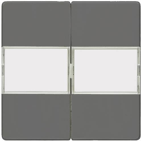 Siemens Schalterprogramm 2fach Carbon in Schwarz und Grau 5TG6232 - Bild 1