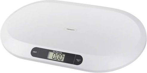 Topcom WG-2490 Digitale Babywaage in Weiß mit einem Wägebereich bis max. 20 kg - Bild 1