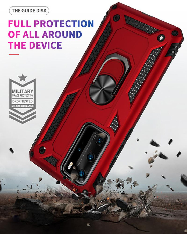 Stoßfeste Schutzhülle für Huawei P40 P30 P20 Lite Pro Mate 20 30 40 Lite Pro und Nova 5T 7i 6se 7se in Blau und Rot - Bild 4