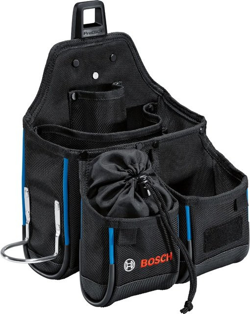 Bosch Professional Werkzeugtasche GWT 4 aus Polyester in Schwarz und Blau, B/T/H: 29,0 x 15,0 cm - Bild 1