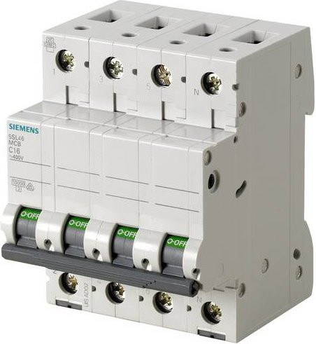 Siemens 5SL4605-8 Leitungsschutzschalter 0,5A 400V in Weiß - Bild 1
