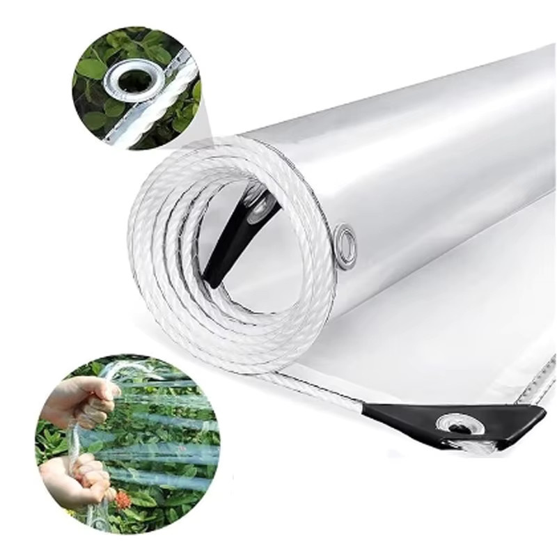 Transparentes wasserdichtes PVC-Tuch mit 0,35 mm Stärke für Pflanzengewächshäuser und Terrassen - Bild 3