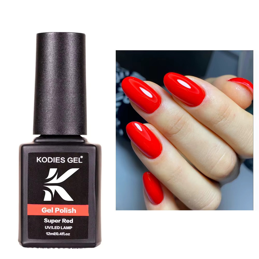 KODIES GEL Super Red Nagellack, Rot, Glänzend - Bild 2