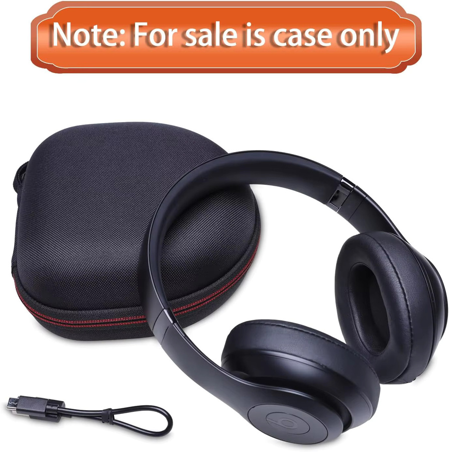 Schutzhülle für Over-Ear-Kopfhörer von Anker in Schwarz, passende Tasche für BERIBES, TOZO, KVIDIO und Beats, mit Geräuschunterdrückung - Bild 6