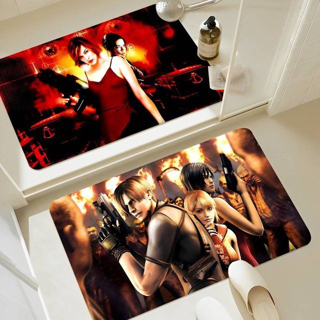 Resident Evil Bodenteppich im nordischen Stil von Potdemiel für Wohnzimmer, Schlafzimmer und Badezimmer - Bild 1