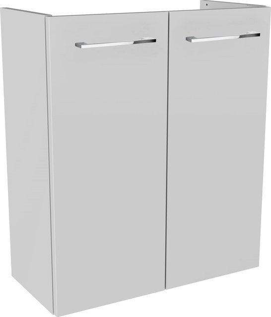 Fackelmann Waschbeckenunterschrank SBC Gäste Bad Weiß B/H/T: 52 x 60 x 24,3 cm - Bild 1