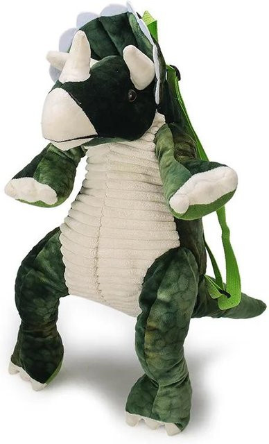 Yiran Health & Beauty Dinosaurier Rucksack, Plüschtier, 40cm, Grün - Bild 1