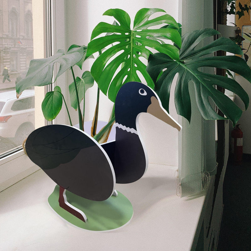 Tooarts DIY Cartoon Tier Blumentopf aus Kunststoff für Sukkulenten und Desktop-Dekoration, mehrfarbig - Bild 5