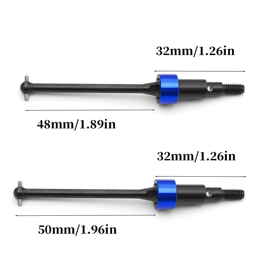 Arrma Metall-Antriebswelle vorne und hinten, 4-teiliges Set, Zubehör - Bild 2
