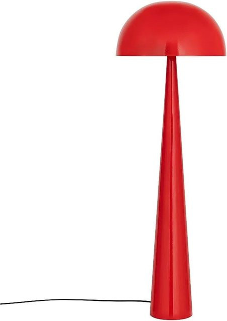 Vente-unique Stehlampe Randall in Rot aus Metall mit pilzförmigem Design, Höhe: 147 cm - Bild 1