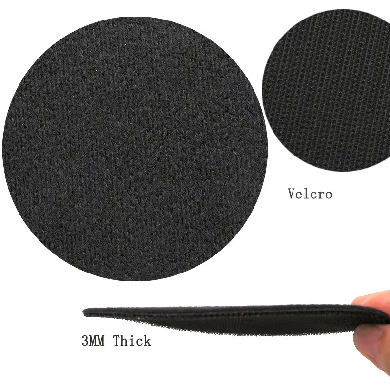 Ultradünnes Interface-Pad für Schleifpads und Klett-Schleifscheiben, 150 mm, Schwarz - Bild 2
