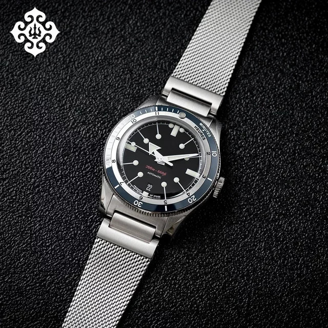 IX&DAO GMT Automatik-Armbanduhr, Edelstahl, Saphirglas, Herren - Bild 1