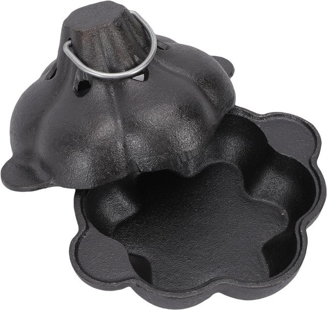 Aimo Knoblauchröster aus Gusseisen mit Deckel in Schwarz für Küchenofen und Outdoor BBQ Grill - Bild 1
