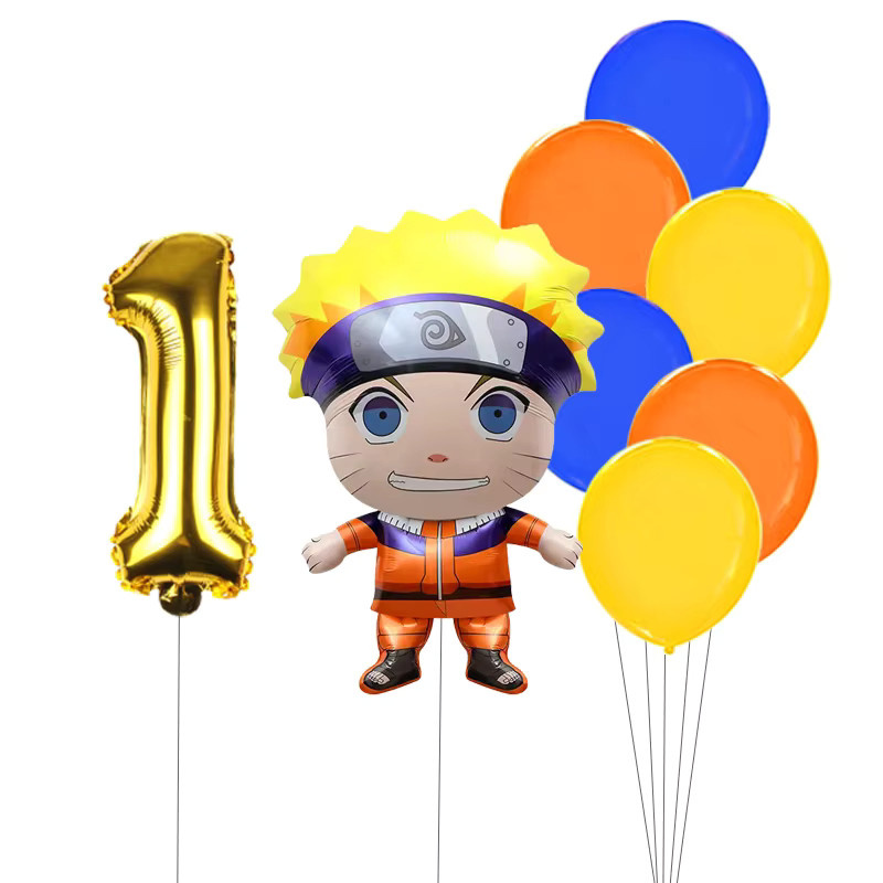 Bandai Naruto Folienballons Set für Geburtstag und Party Dekoration in Mehrfarbig - Bild 2