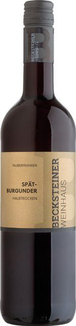 Becksteiner Winzer Weinhaus Spätburgunder Rotwein, Baden, 2022, halbtrocken, 0,75 l - Bild 1