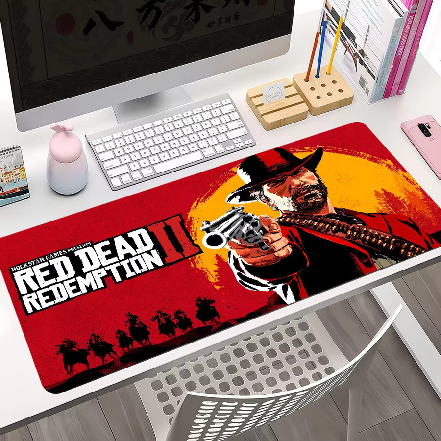Lockedge Red Dead Redemption 2 Gaming Mauspad rutschfest und verdickt für Büro und Studium - Bild 5