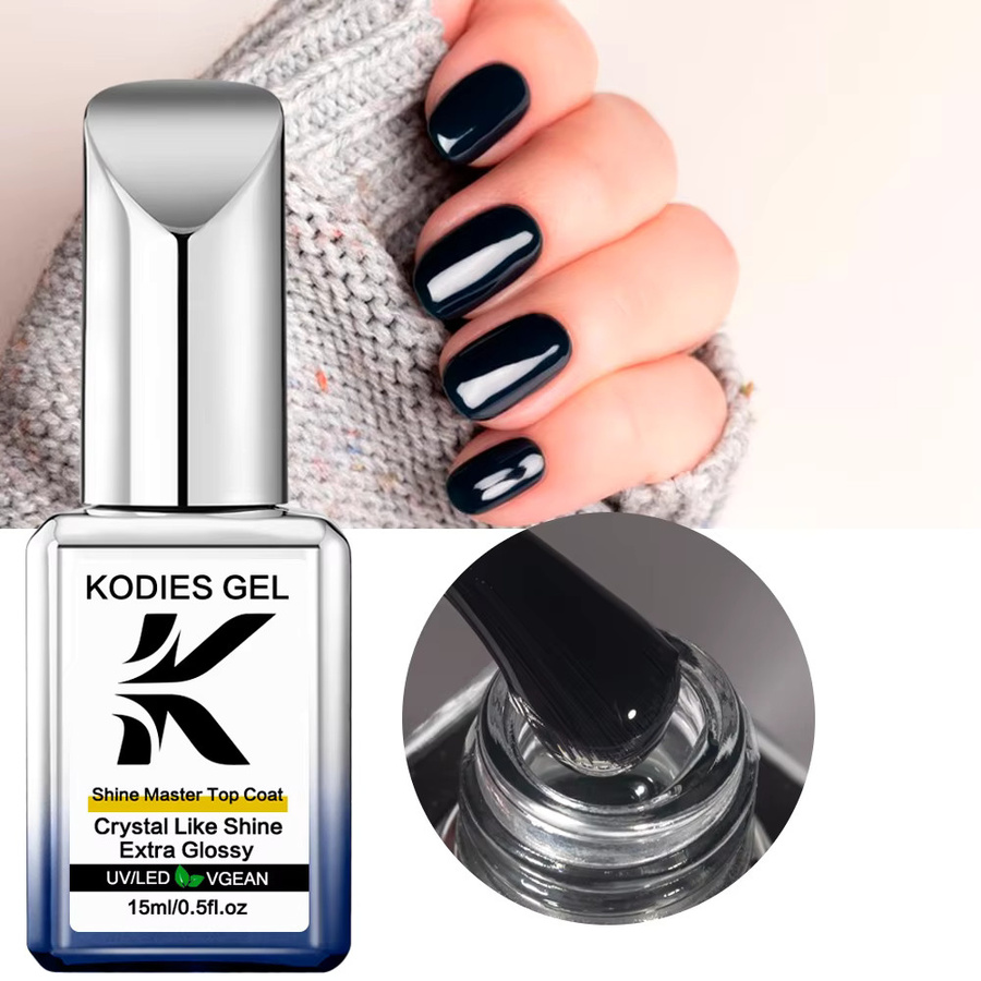 KODIES GEL Master Shine Top, UV Gel Top Coat, Glänzend - Bild 2