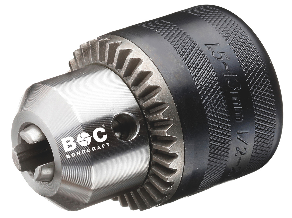 Bohrcraft Zahnkranzbohrfutter 1,5 - 13,0 mm mit Aufnahme 1 2-20 UNF in Silber - Bild 1
