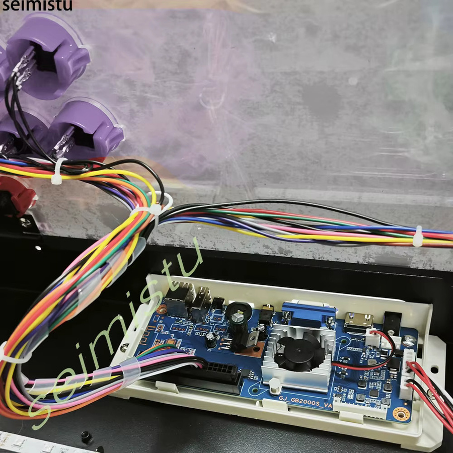 Pandora OS Arcade Spielekonsole mit 30000-in-1 Spielen, 2-Spieler-Mainboard für HDMI und VGA, Retro-Joystick-Konsole für Arcade-Spielautomaten und Bar-Top-Maschinen - Bild 5