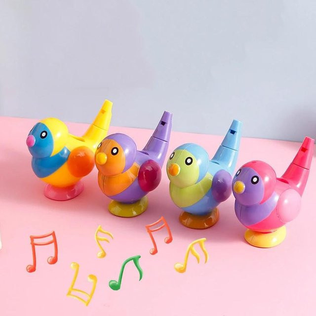 Linyi toy Musikalisch Vogel Pfeife Badezeit Bunt - Bild 1