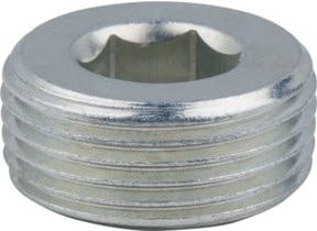 KS Tools Ölablassschraube Innensechskant 10mm M22x1,5x10mm Silber 25er-Pack - Bild 1