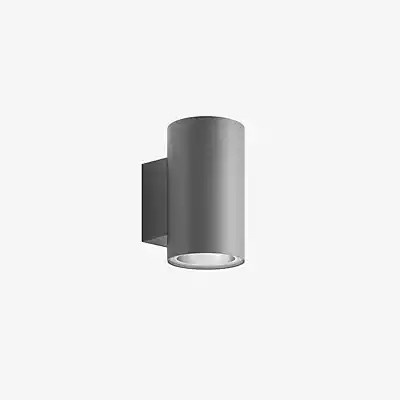 Bega 24480 LED Wandleuchte in Grau aus Metall im modernen Zylinder-Design - Bild 1