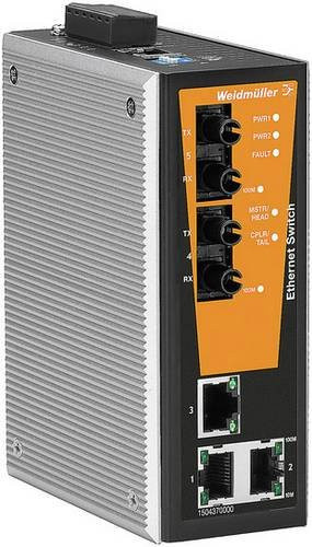 Weidmüller Industrial Ethernet Switch IE-SW-VL05M-3TX-2ST 10/100MBit/s in Grau - Bild 1