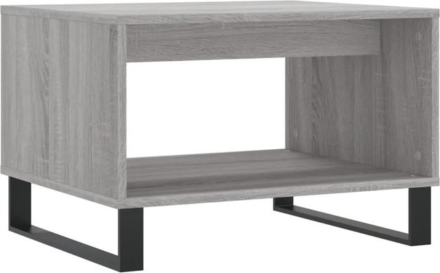 vidaXL Couchtisch in Grau Sonoma aus Holzwerkstoff und Eisen, B/T/H: 60 x 50 x 40 cm - Bild 1