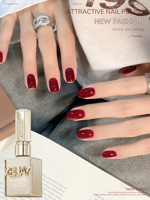 XEIJAYI Nagellack Gel, Red, 15 ml, Glänzend - Bild 1