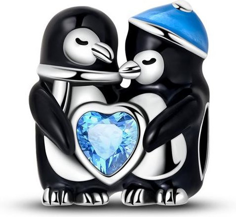 Yiran pet products Anhänger Kupfer, Pinguin, Schwarz, Damen - Bild 1