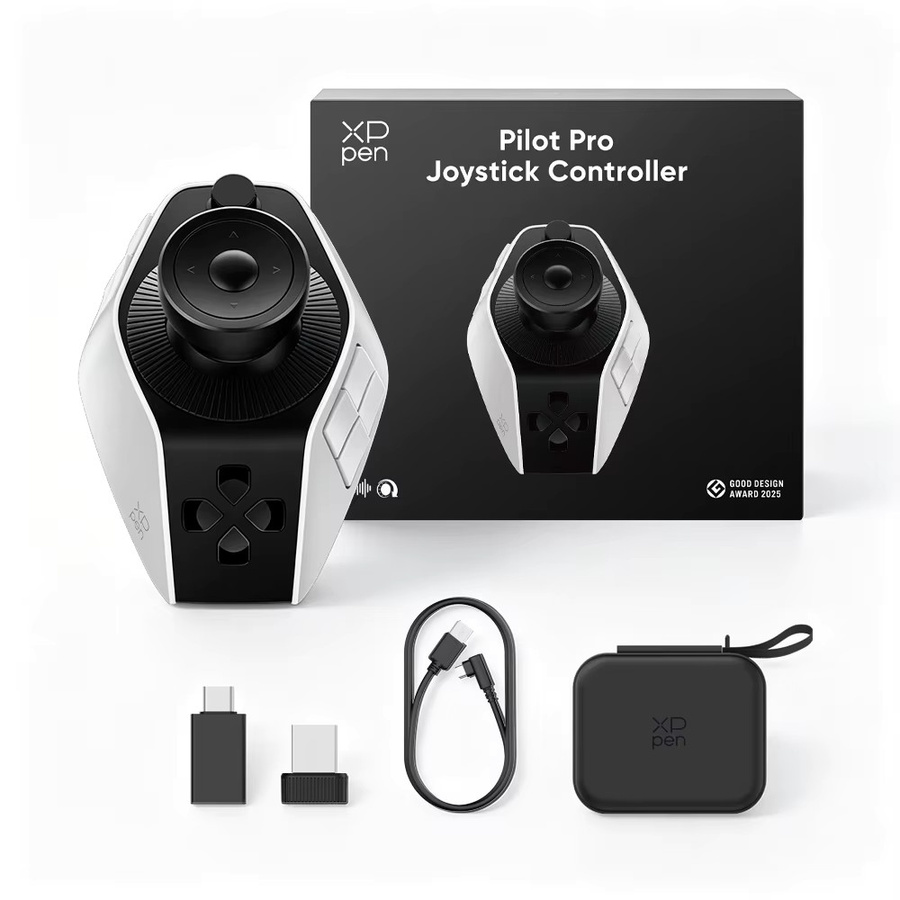 XPPen Pilot Pro Bearbeitungskonsole mit Bluetooth 5.4, Allrichtungs-Joystick und über 100 Schnelltasten für professionelle Vlog- und Videobearbeitung - Bild 4
