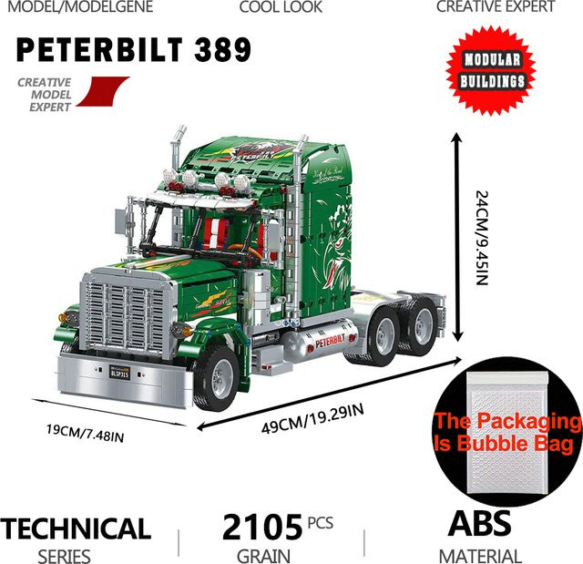 yangkili MOC Technische Traktor Lkw, Bausteine Modell, Fahrzeuge - Bild 1