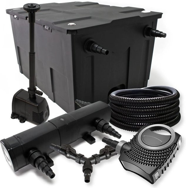 Sunsun Teichfilter Set Neo8000 in Schwarz mit 70W Pumpe für bis zu 60000L Teichvolumen - Bild 1