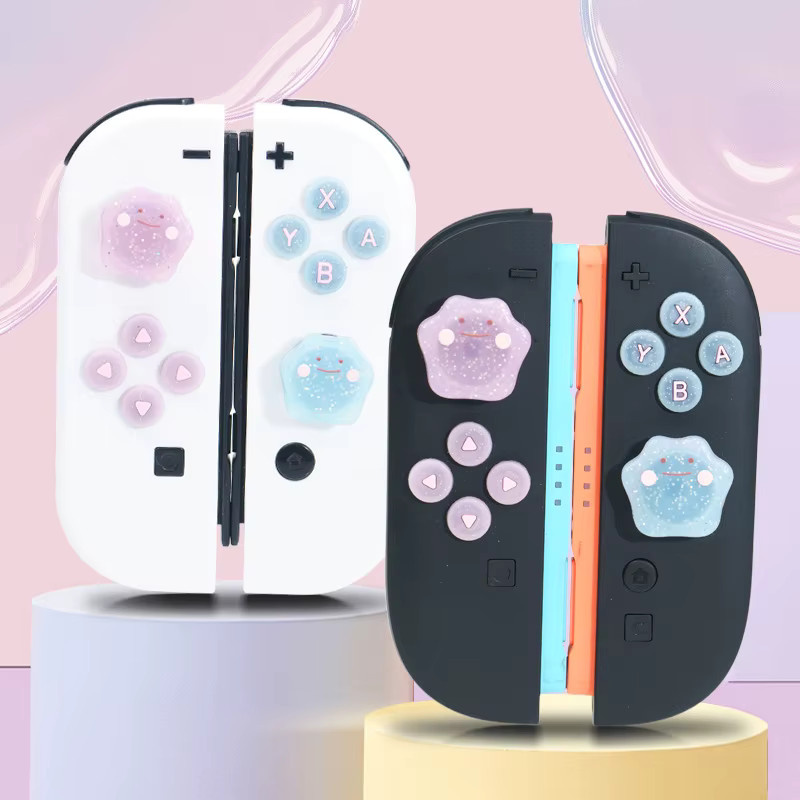 Silikon-Joystick-Kappe für Nintendo Switch Joy-Con Controller, Ditto Daumengriff-Abdeckung als Schutz für die Sticks - Bild 2