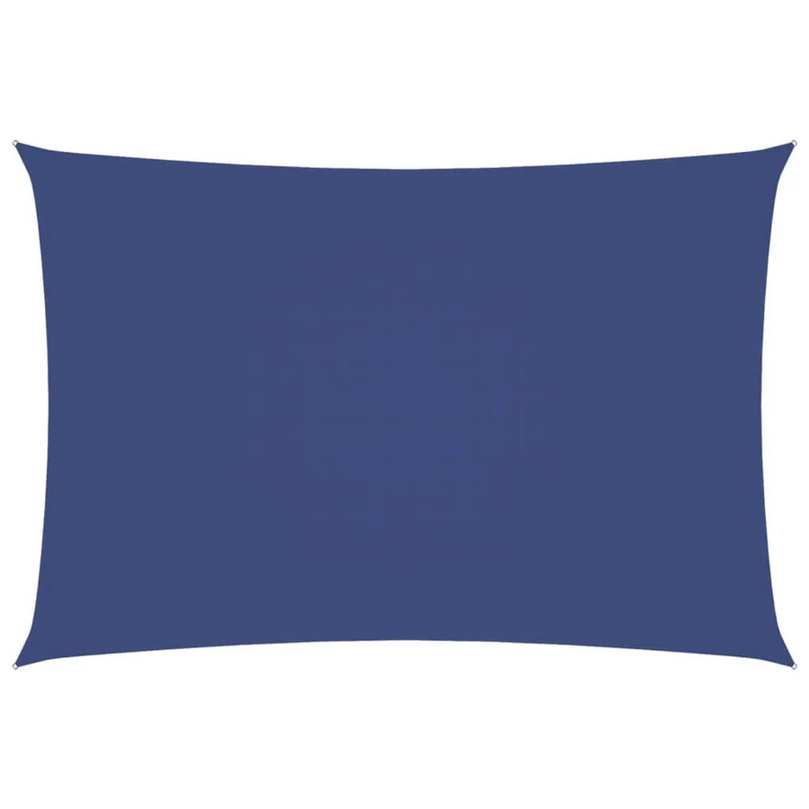 Furnicato Sonnensegel aus PU-beschichtetem Oxford-Gewebe, rechteckig, Blau, B x T: 250 x 450 cm - Bild 2