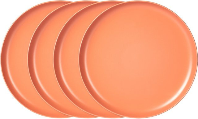 Genialo Speiseteller Basic Orange, 4 Stück - Bild 1