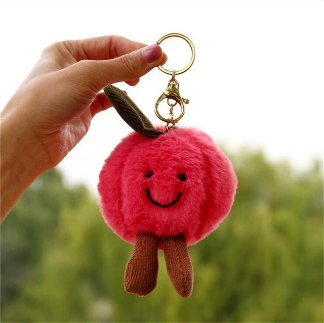 Yiran toy Kirsch Plüsch Schlüsselanhänger, Unisex - Bild 1